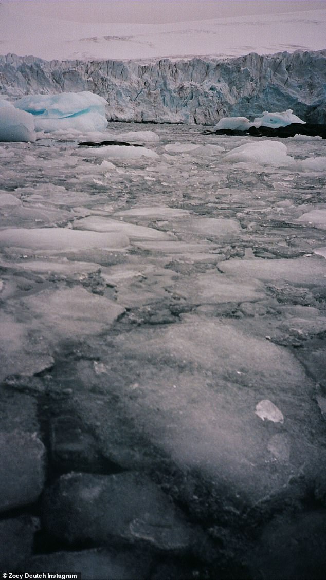 Worldwide, glaciers cover about 10% of the Earth's land surface;  Antarctica accounts for about 85% of this total coverage, according to Discovering Antarctica.