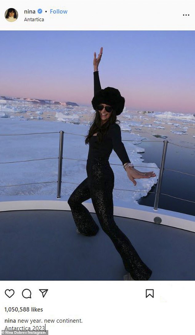 New Year's Day: On New Year's Day, the Canadian actress shared a series of photos of herself striking a few poses while out on a boat, navigating the icy waters.