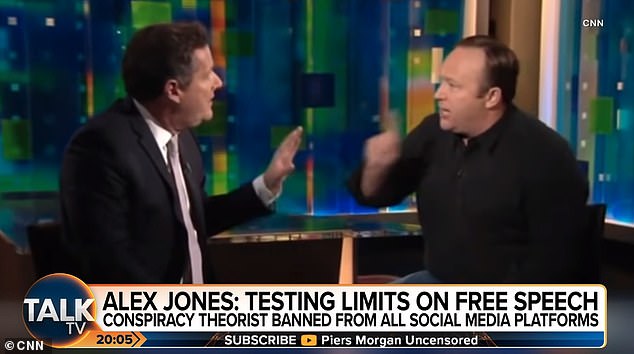 Jones went on a furious rant the last time the two met on Morgan's CNN talk show in 2013 when he yelled: 