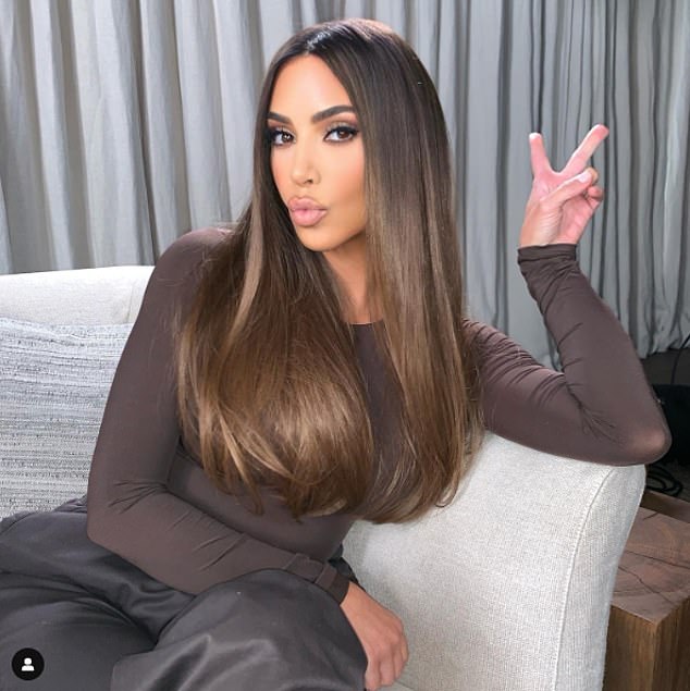 Flirting: Kim recently admitted to having a 'flirting' in her life, but that she wants to be single for a few years before remarrying