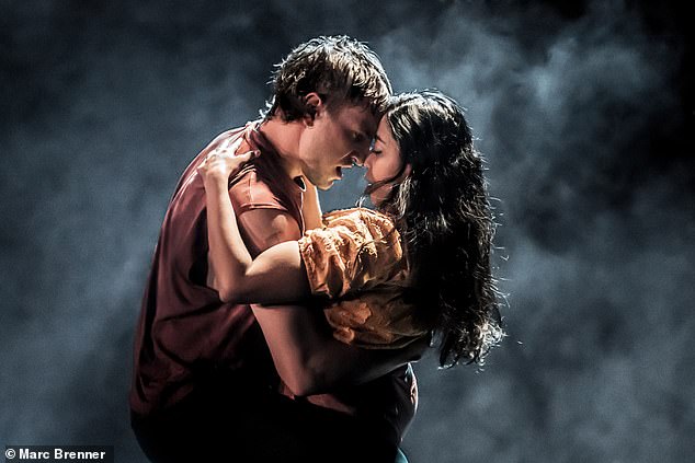 Hot ticket: In another positive review, The Guardian's Arifa Akbar said the mighty revival 'justifies all the hype' (pictured with co-star Anjana Vasan)