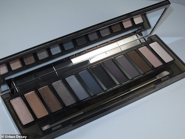 Pictured, Urban Decay Smoked Palette, one of the make-up products identified as containing dangerous per-and polyfluoroalkyl substances (PFAS)