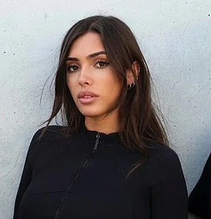 Seeing double: Bianca recently dyed her hair blonde, but as a brunette she was a dead ringer for Kanye's ex-wife Kim Kardashian