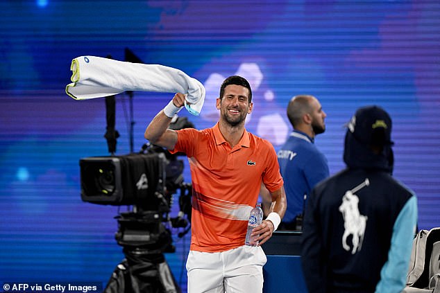 Djokovic was delighted to be back in Australia after being deported from the country last year.