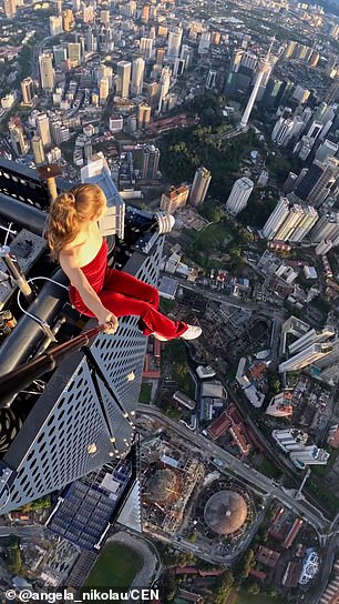 Nikolau and Beerkus are known for scaling tall buildings around the world and taking selfies from the top of them.