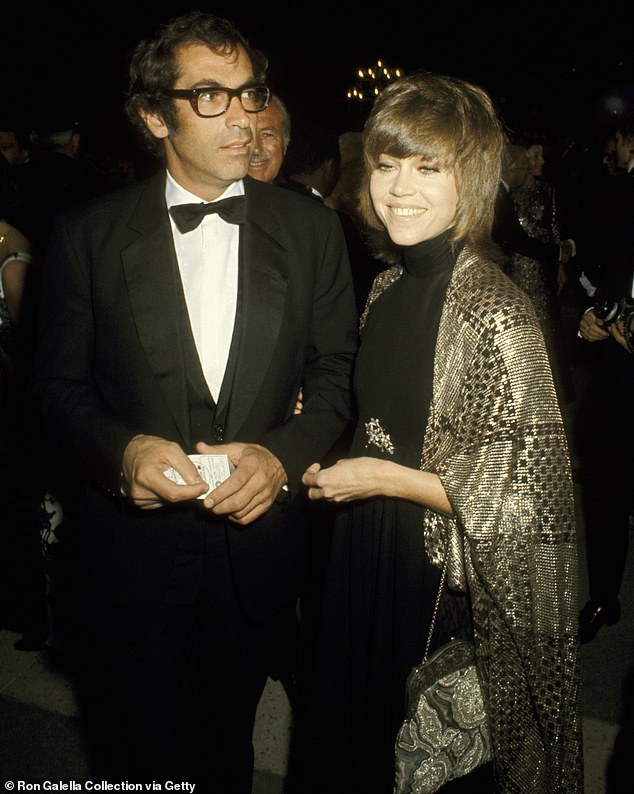 Traditional role: Jane says on her first marriage to French director Roger Vadim: 'I served him hand and foot.  One of her friends said about me once, "God she's so cool, she's like a boy" and I thought, "My goodness, what a compliment!" That was my mentality then'