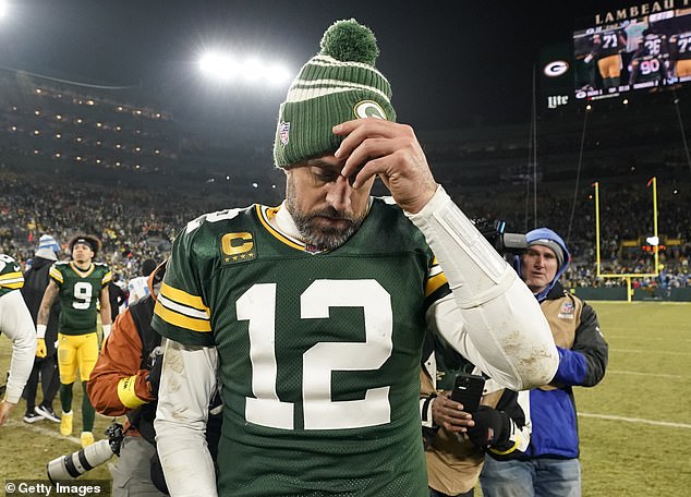 Aaron Rodgers left Lambeau for the last time this season disappointed, losing to Detroit