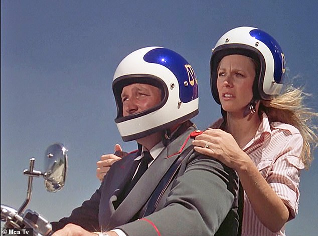 She had an acting role: Evel was such a huge celebrity in the 1970s that she starred in The Bionic Woman opposite Lindsay Wagner.