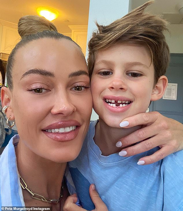 Baby boy of mine: The duo welcomed son Shai in 2017 and Peta has been open about her heartbreaking fertility struggles while trying to have another child