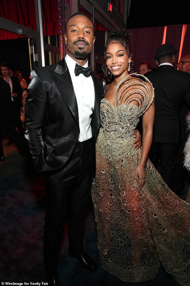 Past Love: Over the summer, Lori split from Jordan after they were a couple for almost two years;  pictured at the Vanity Fair Oscar Party 2022 in March