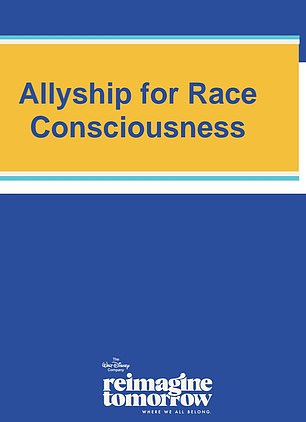 It encouraged staff to 'take ownership of educating themselves about structural anti-Black racism' and asked white employees to 'work through feelings of guilt, shame, and defensiveness to understand what is beneath them and what needs to be healed'