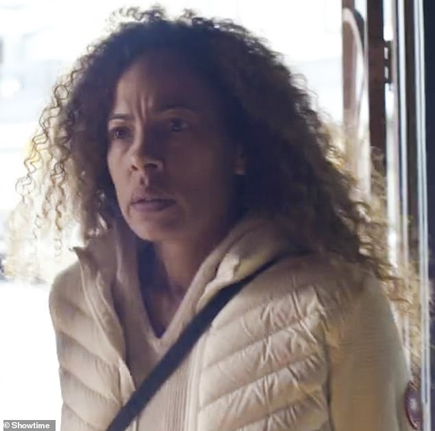 Crisis?: Taissa, played by Jasmin Savoy Brown as a teenager, is seen in adult life played by Tawny Cypress in obvious distress.