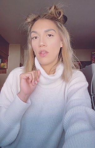 Social media obsessed: Alysia calls herself a 'beauty influencer.'  She regularly uploads videos to TikTok, but the kids never show up.