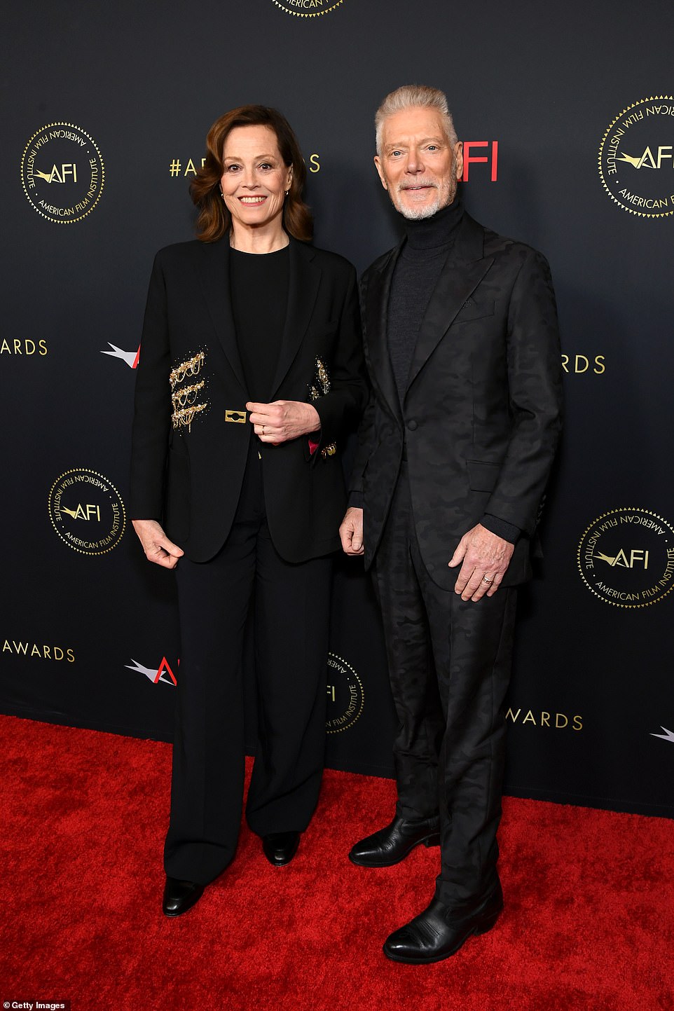 Good times: Sigourney Weaver and Stephen Lang pictured