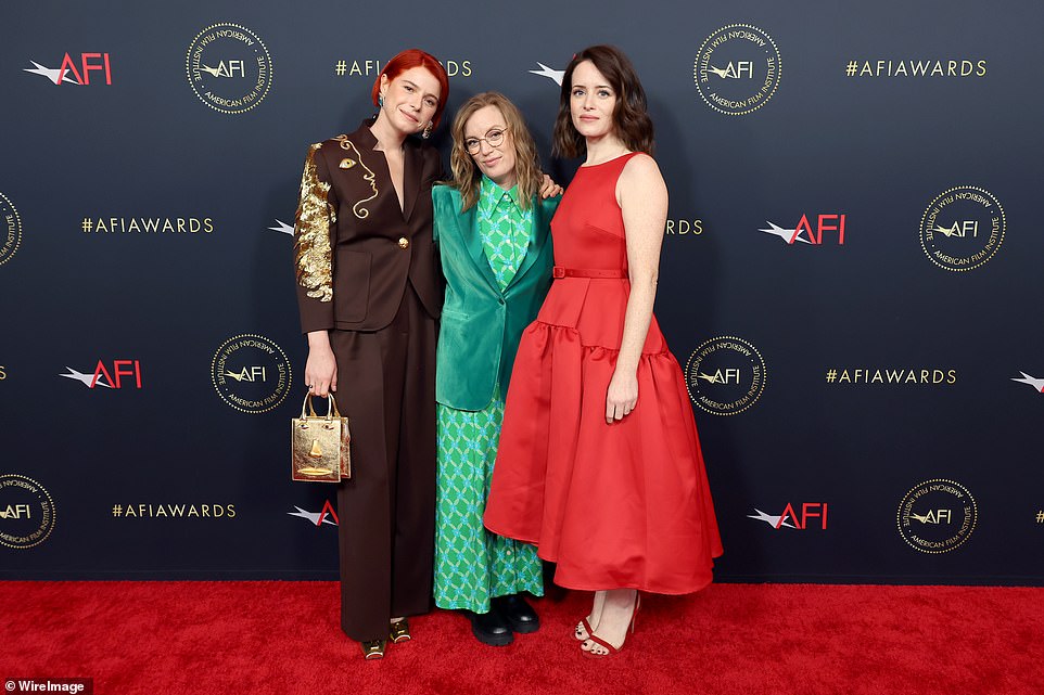 Red carpet: Jessie Buckley, Sarah Polley and Claire Foy posed together