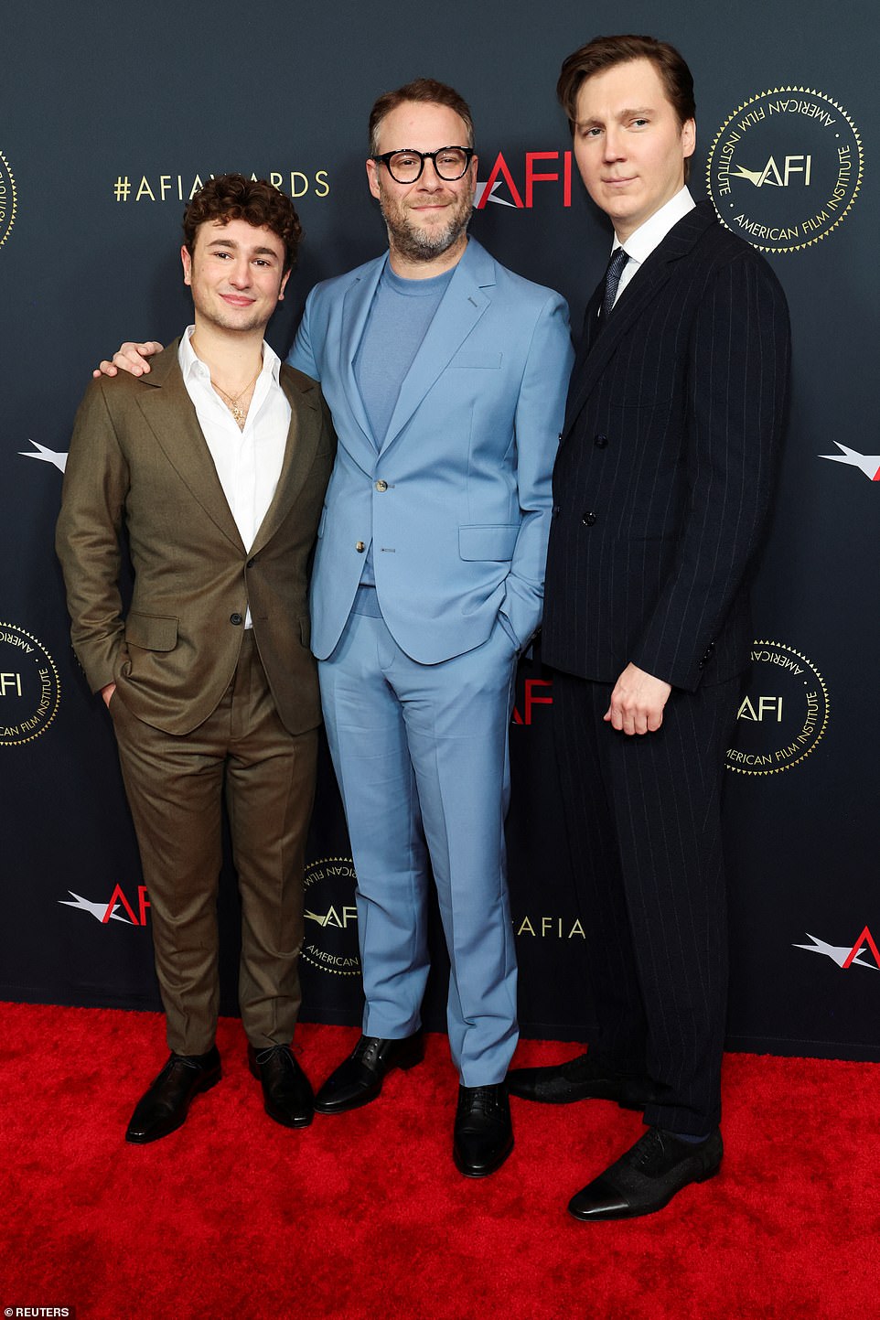 Stars: Gabriel LaBelle, Seth Rogen and Paul Dano on the red carpet