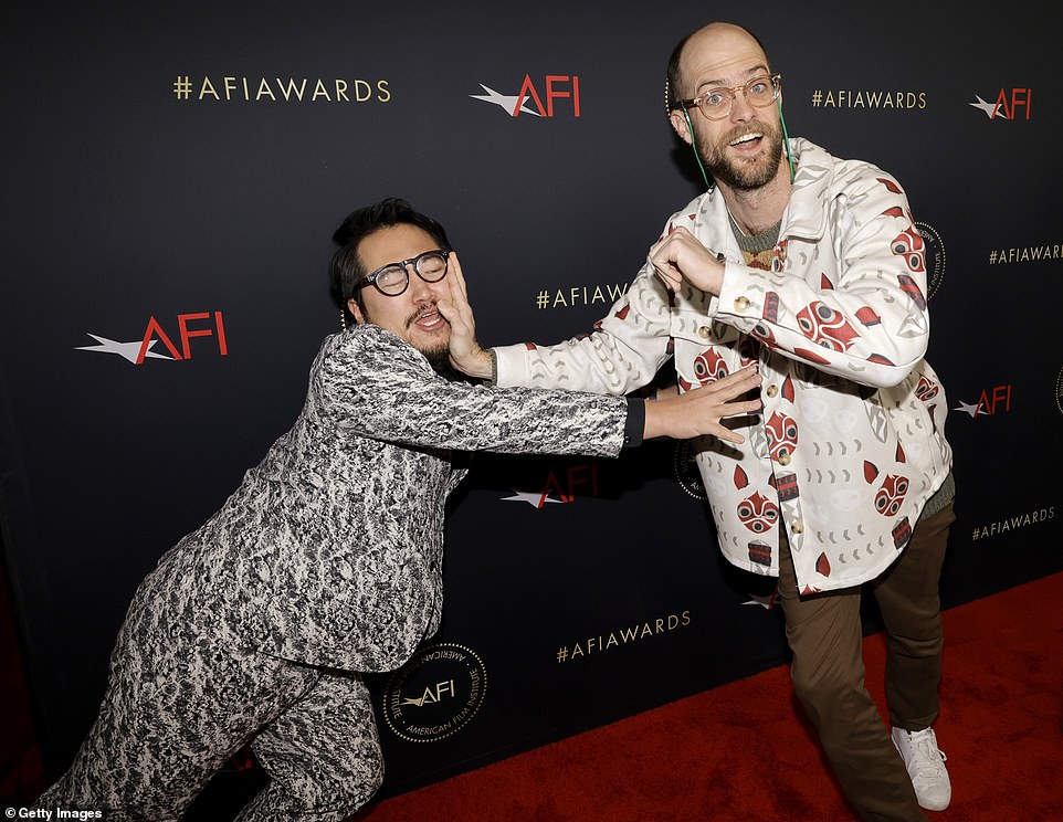 Funny: Dan Kwan and Daniel Scheinert are friends on the red carpet