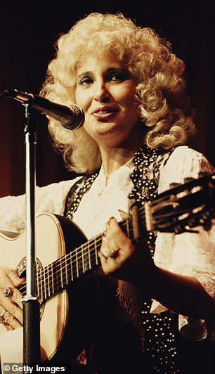 Future superstars: Burns gave country icons Tammy Wynette (L) and Dolly Parton (R) a platform early in their careers.