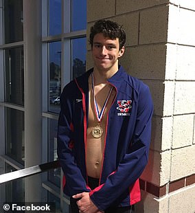 Thomas (pictured in 2016) was a high school swimmer