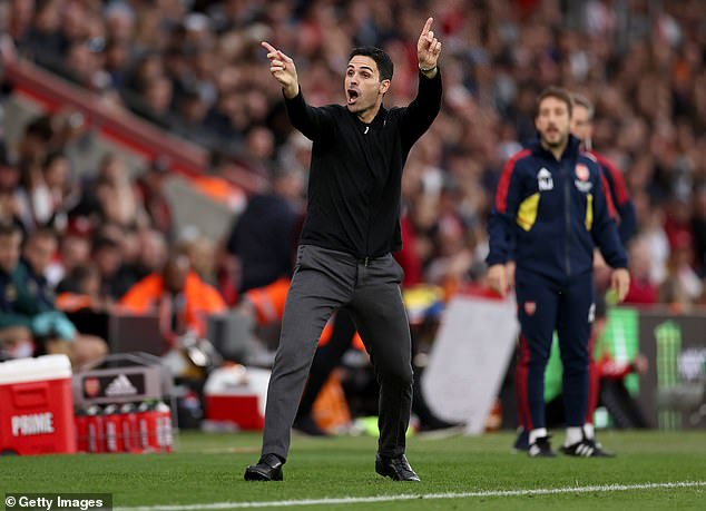 Arsenal boss Arteta has been criticized for overreacting on the touchline at times this season.