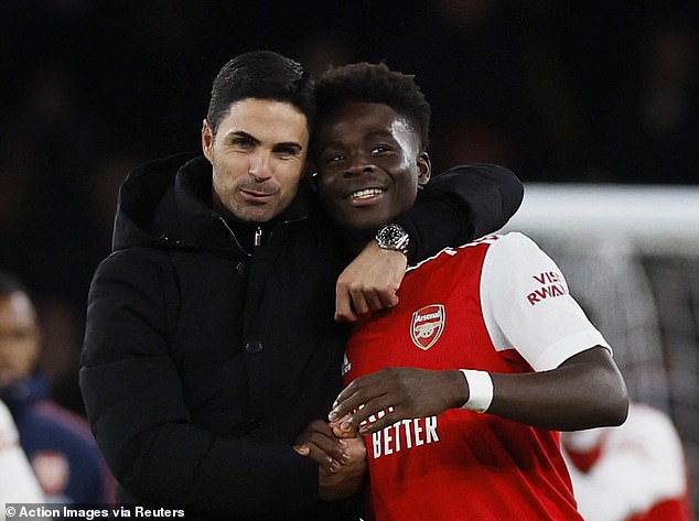 The Arsenal manager (left) has backed his team of young stars having learned the lessons of last season's derby loss to Spurs.