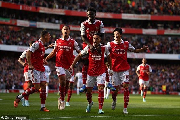 Arsenal are sitting pretty much at the top of the Premier League table heading into the North London derby on Sunday.