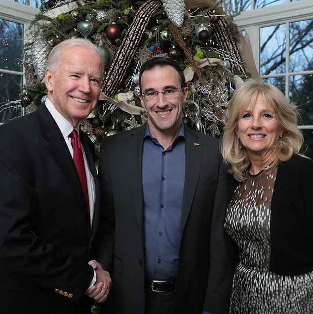 Heinz pictured with President Joe Biden and First Lady Jill Biden