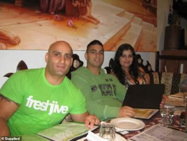 His brother Saeed Haider (centre), 40, told Daily Mail Australia it all started when Seema (right) called him to say she had sudden chest pain.