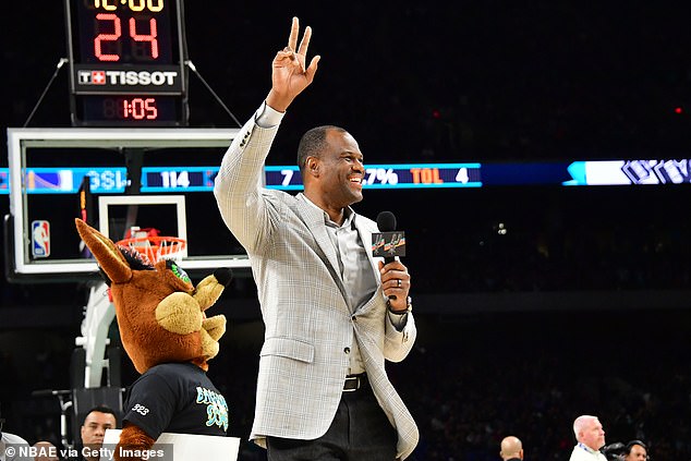 Spurs Hall of Famer David Robinson announced the record late in the third quarter.