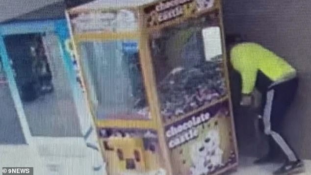 Ursida was in court facing charges after allegedly unplugging a skills testing machine from Adelaide's Parabanks shopping center last November and dating it (pictured)