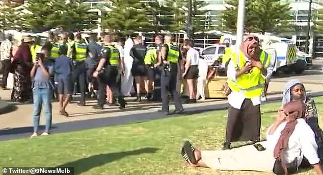 Emergency services went to the Central Pier to assess and treat the shocked passengers.