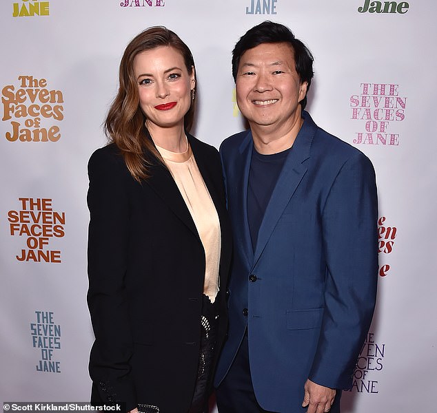 Sharing the spotlight: The actress-director also shared the spotlight with Jeong, who is best known for his hilarious roles over the years such as the Hangover film series (2009-2013), the NBC sitcom Community (2009-2015), Knocked Up (2007) and Crazy Rich Asians (2018)