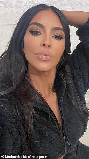 Kim Kardashian (pictured) has long been wary of her ex-husband's new 'wife', reports claim