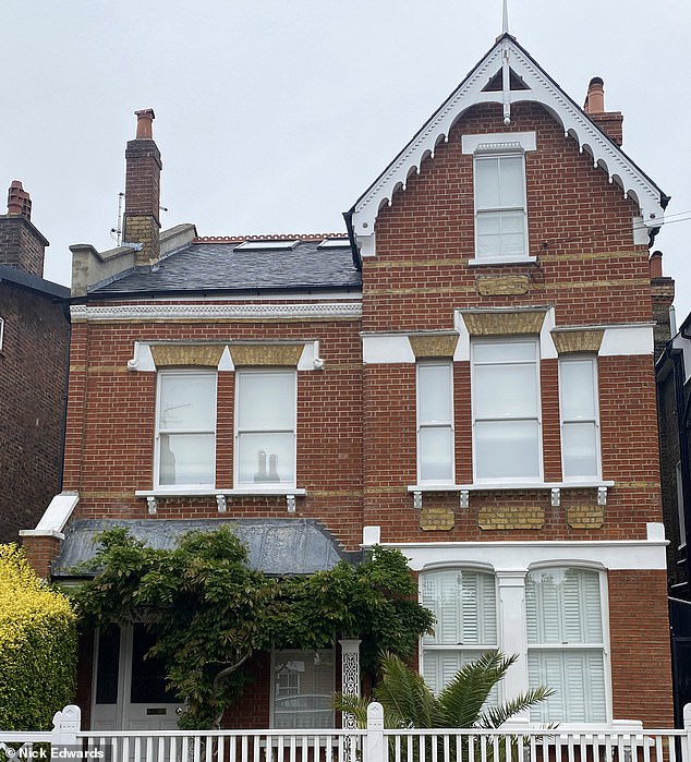 Not bad: Oliver and Gina paid £3.8m for the South West London home in 2015