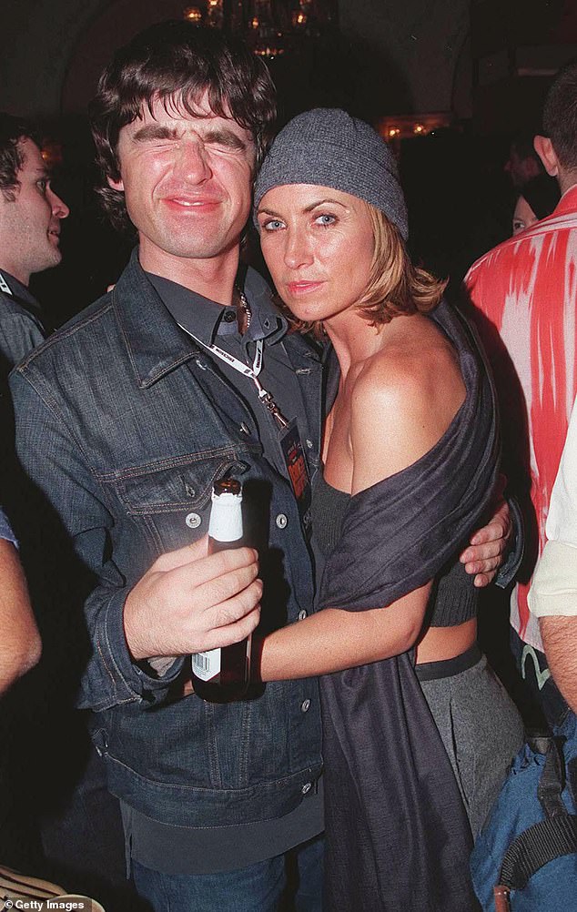 Ex: (Noel and his first wife Meg Mathews at the Music Mag Awards in 1998)