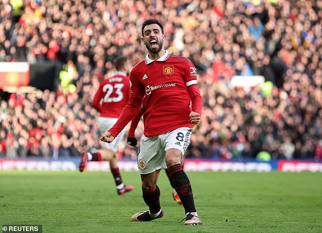 Fernandes caused Man City problems all afternoon before finally scoring a goal