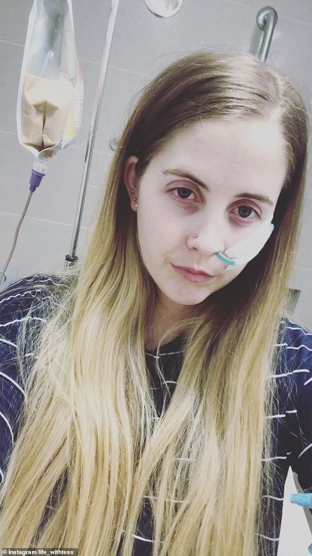 Tess underwent her latest surgery last week to fix complications with her feeding tube, which she has used since 2018.