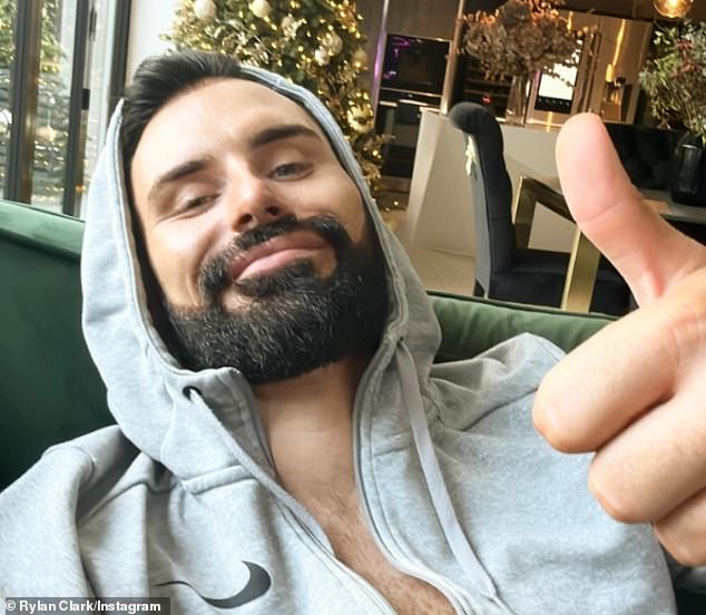 'Not someone else's leg': Comes after Rylan 'sadly' denied being in a new relationship following her painful split from ex-husband Dan Neal