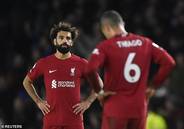 Mohamed Salah wasted in the first half and was anonymous in the second in a bad display