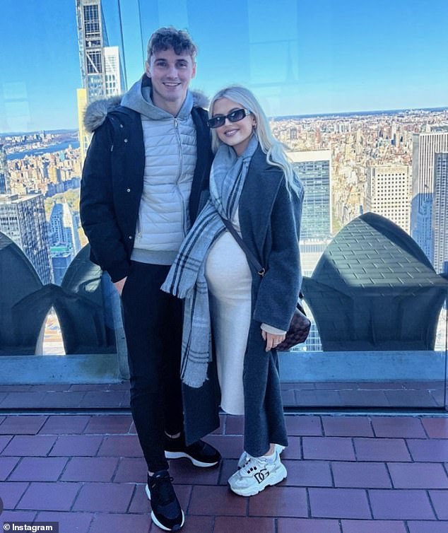 Family: In September, Lucy announced she was expecting her first child with former footballer Ryan and later confirmed she would be welcoming a boy