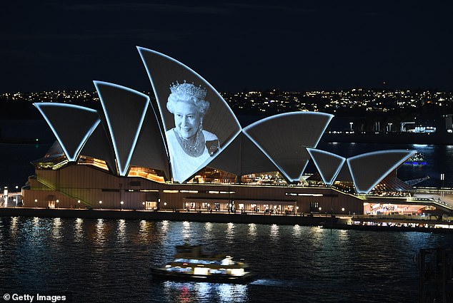 Such is Mike's love for Australia that he paid tribute to the Queen following her death in September by sharing this photo of the Sydney Opera House lit up with a photo of Her Majesty.