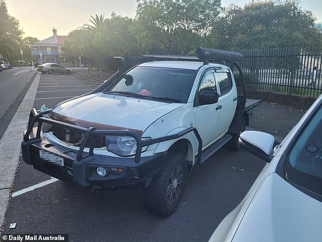 1673754567 41 Toyota HiLux ute covered in insults in Waterloo Sydney in