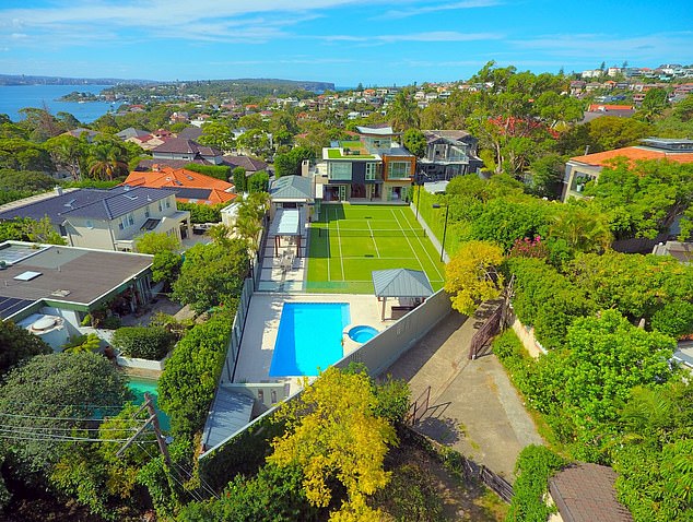 Sydney postcodes near the harbor make the state a lot of money from stamp duty when they are sold.  In the photo, a house in Vaucluse, in the eastern suburbs of Sydney.