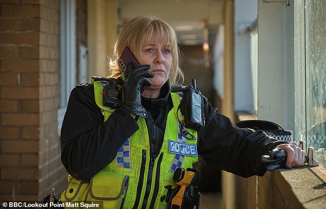 Talented: Sarah Lancashire reprized her role as Catherine Cawood in the popular BBC crime drama when she returned to screens on New Year's Day after a seven-year hiatus.