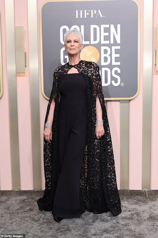 Another star out: Jamie Lee Curtis also missing due to COVID-19 (pictured Jan. 10, 2023)