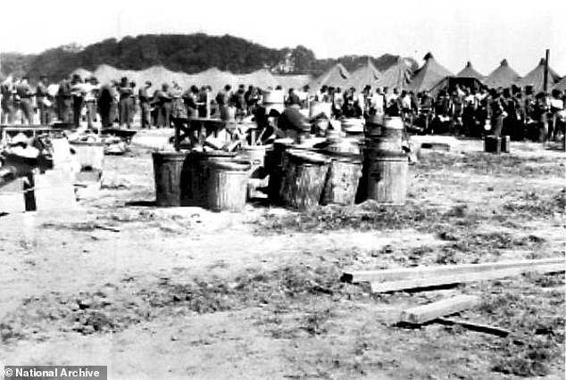 The incident occurred towards the end of the long-running conflict at an Allied encampment known as The Lucky Strike, a bustling tent city with an estimated 58,000 US soldiers who at the time were waiting to be transported back to the United States after victory in Europe. .