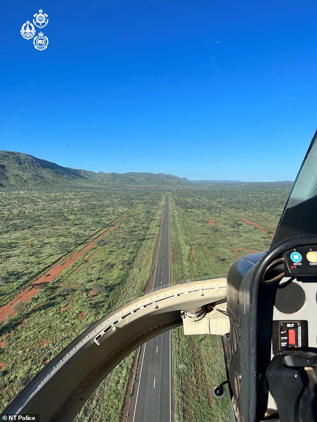 Police used search helicopters and a drone to try to locate Ms Fuller, who went missing in the vast bushland of the Northern Territory.