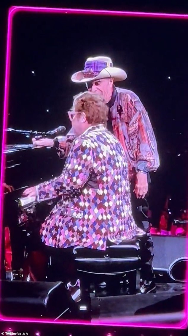 I shouldn't have crashed Elton's show.  As for my performance being more revealing than it should have been, well, at the start of the night, my belt buckle broke and my pants were already falling down.  And on stage, one thing led to another,