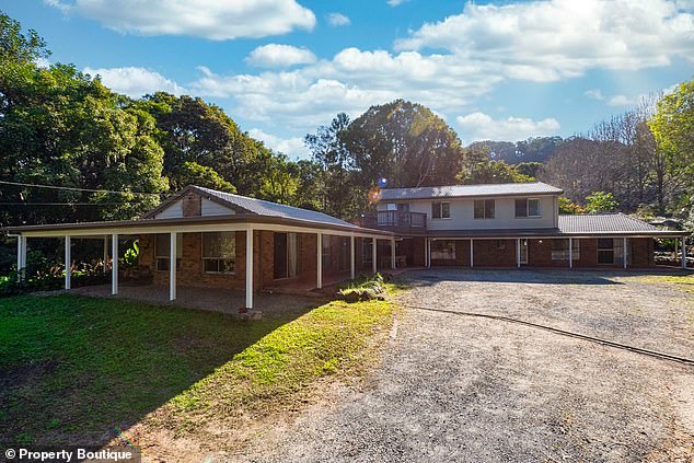 A semi-rural property spanning half an acre and comprising two dwellings, the sale of the house was brokered by David Lonie of LJ Hooker Southern Gold Coast