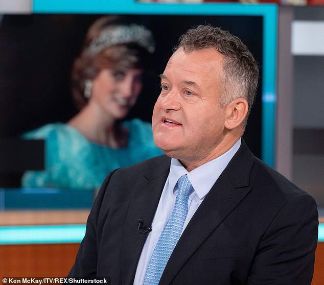 Paul Burrell, Princess Diana's former butler, pictured here on Good Morning Britain in 2022